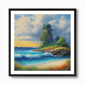 Sand Island Art Print