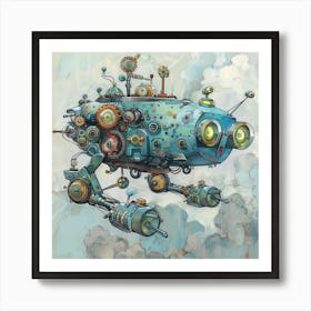 Spaceship 7 Art Print