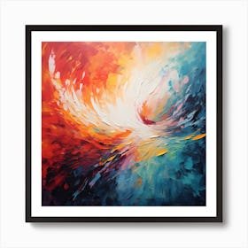 Harmony in Chromatic Chaos Art Print