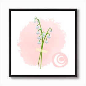 Lily Of The Valley (Water Flower) Art Print