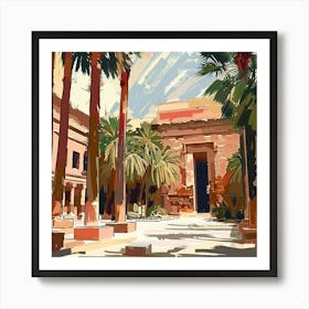 Egyptian Temple 6 Art Print