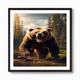 Grizzly Bear Art Print