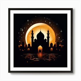 Vector Celebration Joy Festivity Islam Culture Happiness Family Unity Blessings Ramadan T (3) Art Print