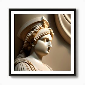 Bust Of Aphrodite Art Print