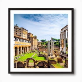 Roman Forum In Rome Art Print