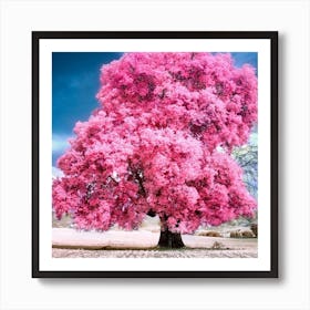 Pink Tree Art Print