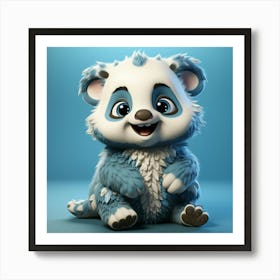 Cute Panda Bear Art Print
