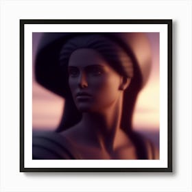 Portrait Of A Woman 1 Art Print