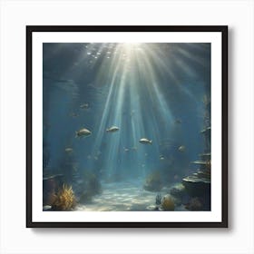 Underwater Scene Poster