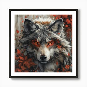 Wolf Canvas Print Art Print