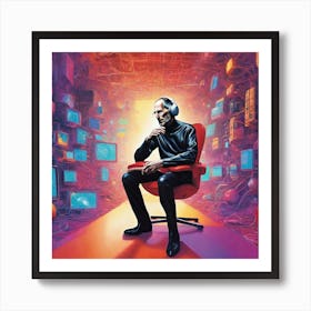 Steve Jobs 11 Art Print