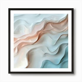 Abstract Wave Pattern 4 Poster