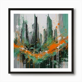 Cityscape Art Print