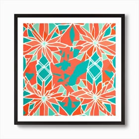 Pattern Art Inspired By The Dynamic Spirit Of Miami's Streets, Miami murals abstract art, 106 Art Print