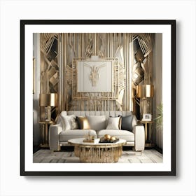 Deco Living Room 18 Art Print