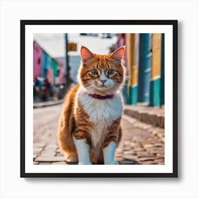 Street Cat Art Print