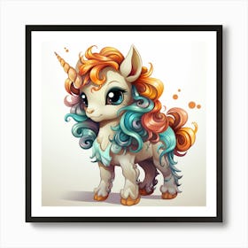 Cute Unicorn 13 Art Print