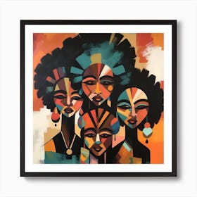 African Women 3 Art Print