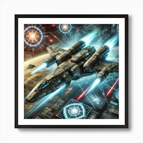 Advanced Weaponry And Electronic Warfare 1024x1024 Art Print