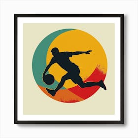 Frisbee Golf Player Art Print