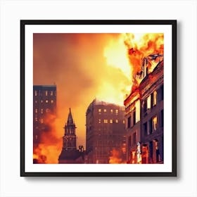 Fire World Art Print