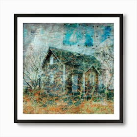 Old House In The Woods Art Print
