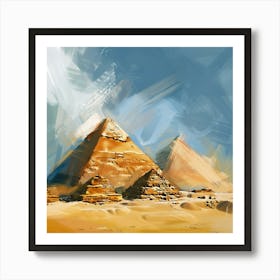 Egyptian Pyramids 1 Art Print