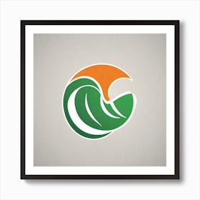 Irish Wave Logo Art Print