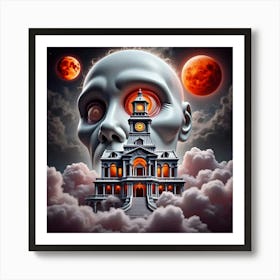 Haunted House Art Print