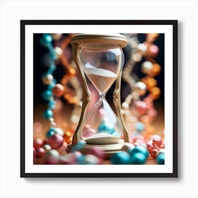 Hourglass On The Table Poster