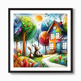 House In The Forest 2 Art Print