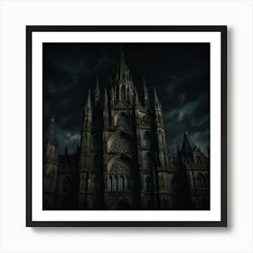 Dark Cathedral 1 Art Print