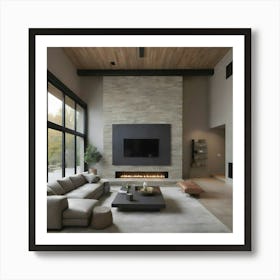 Modern Living Room 27 Art Print