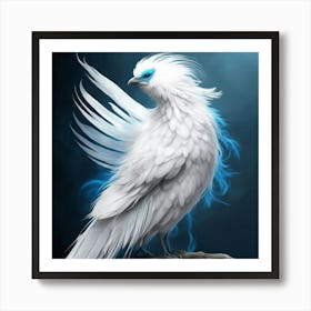 White Phoenix Art Print