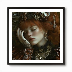 Victorian Girl Art Print