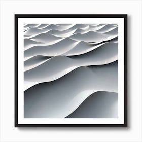 Abstract Wave Pattern Art Print