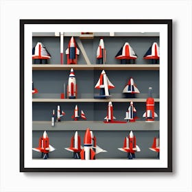 British Rockets Art Print