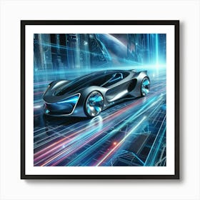 Futuristic Car 116 Affiche