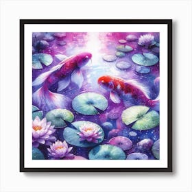 Koi Fish 2 Art Print