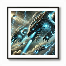 Storm Chariot Transports Storm Navigation Art Print