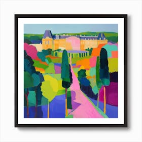 Colourful Gardens Park Of The Palace Of Versailles France 3 Art Print