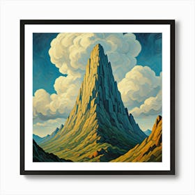 Mountain In The Sky Art Print