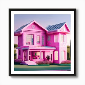 Barbie Dream House (256) Art Print