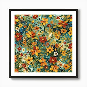 Floral Painting Art Print