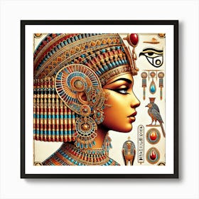 Egyptian Queen 4 Art Print