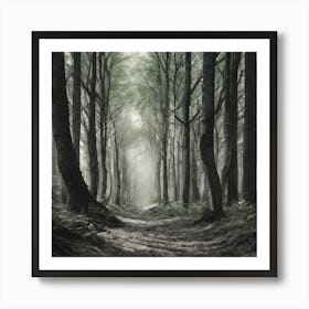 Dark Forest Art Print