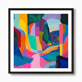 Abstract Park Collection Golden Gate Park Kiev 4 Art Print