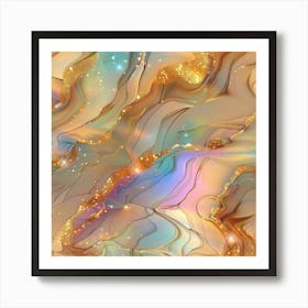 Luxe Marble (2) Art Print