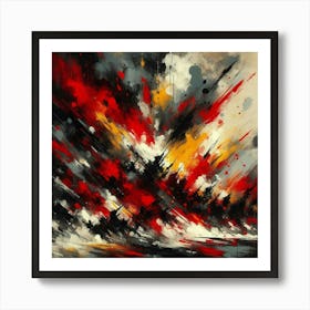 Abstract Painting, Abstract Painting, Abstract Painting Art Print