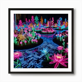 Magical Garden V3 Art Print